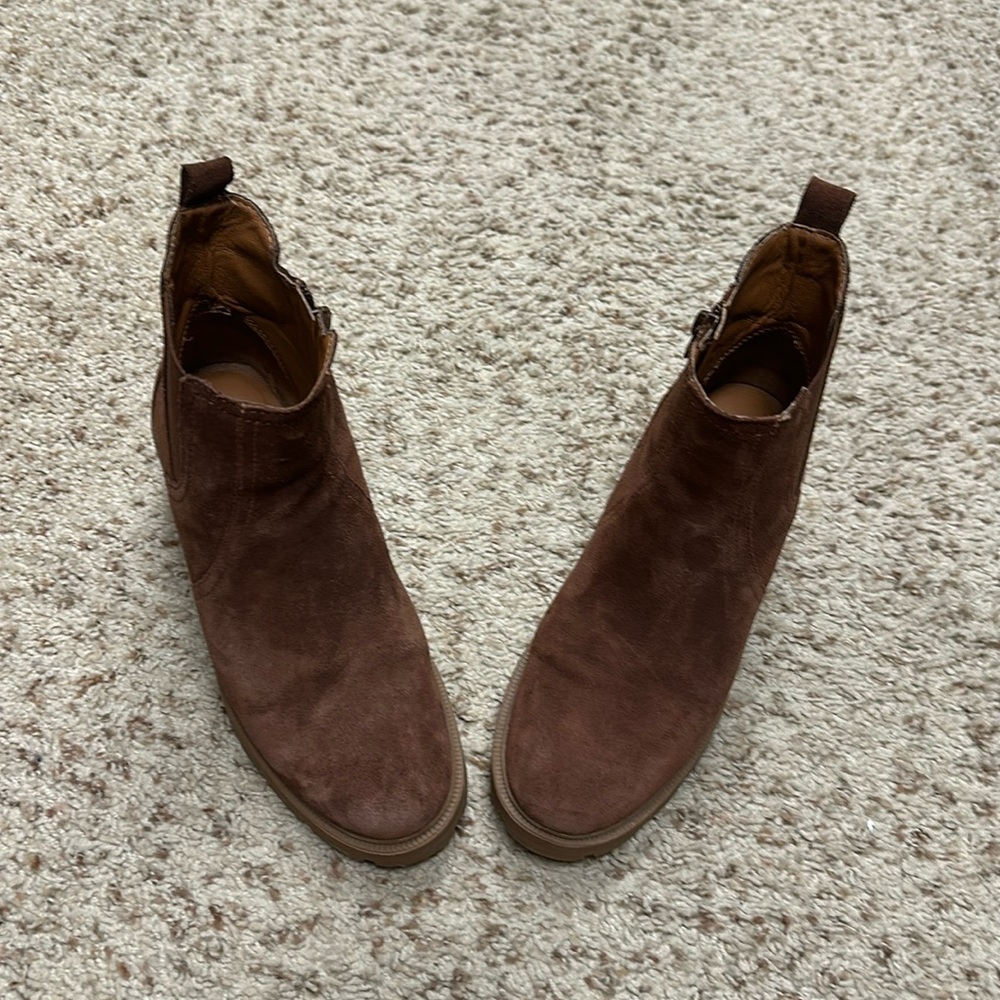 Brown Suede Lucky Boots